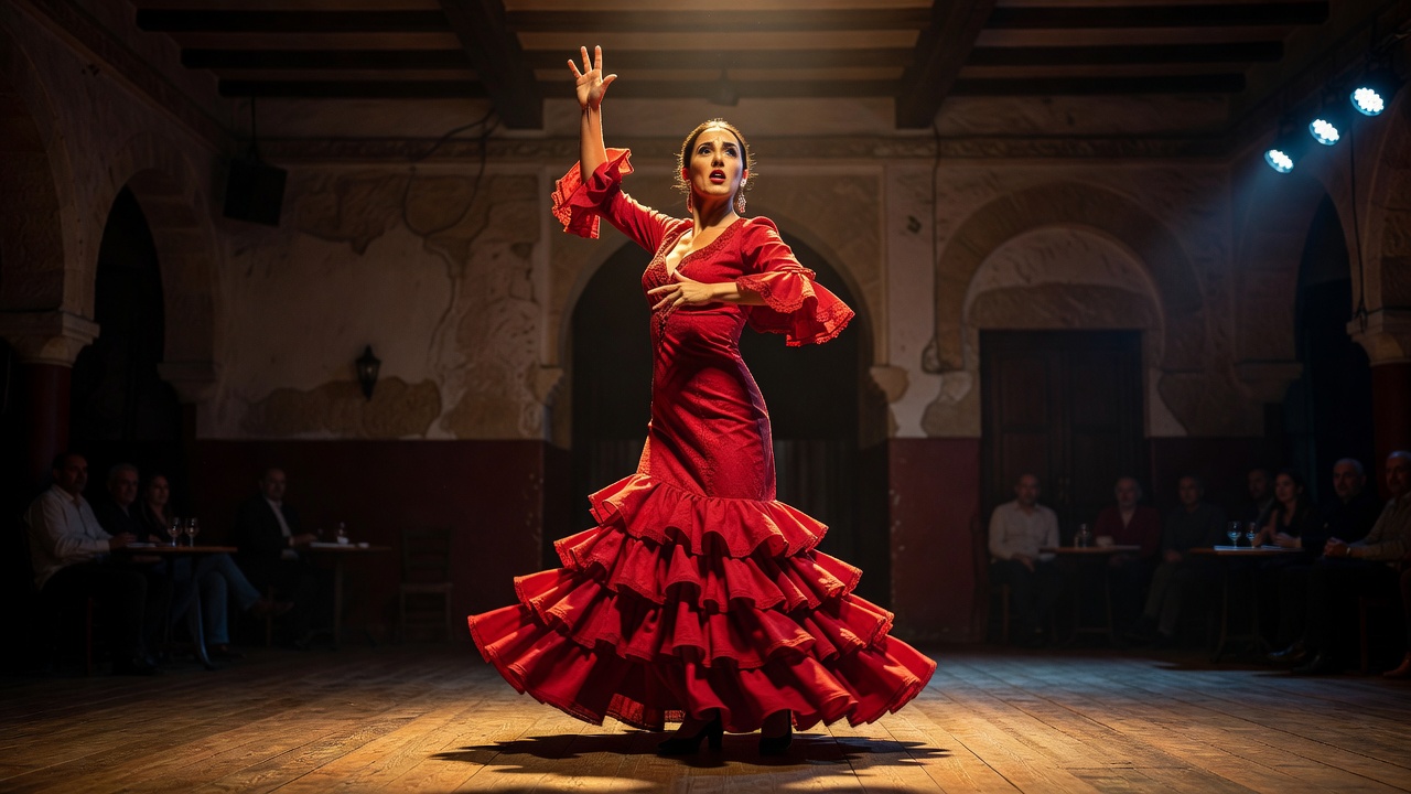 Bailaora de flamenco